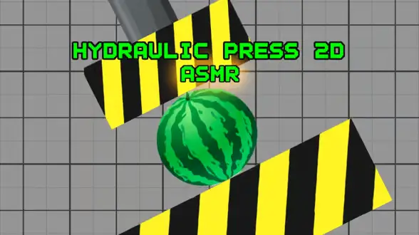 Play Hydraulic Press 2D ASMR - Unblocked Games 6x