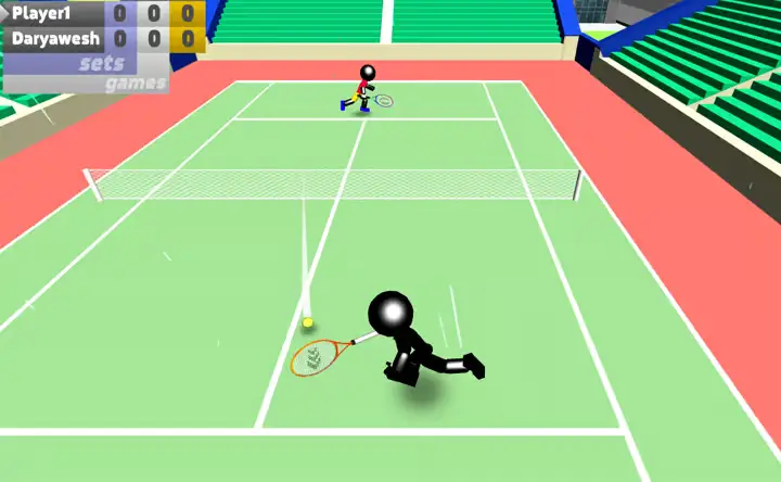 Play Stickman Tennis 3D - Unblocked Games 6x